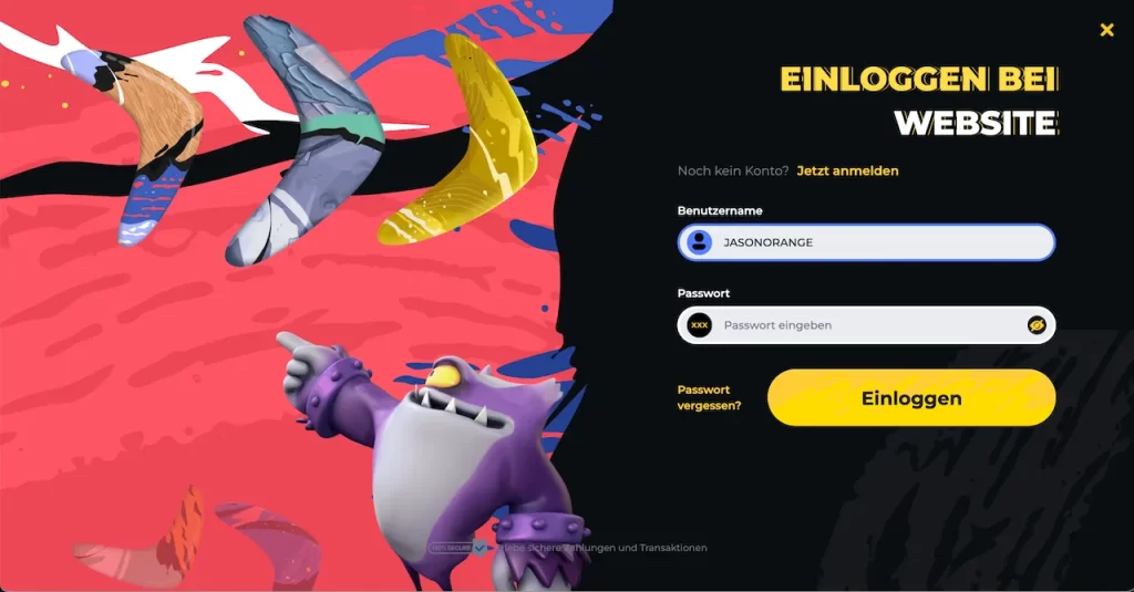 Boomerang Casino Login