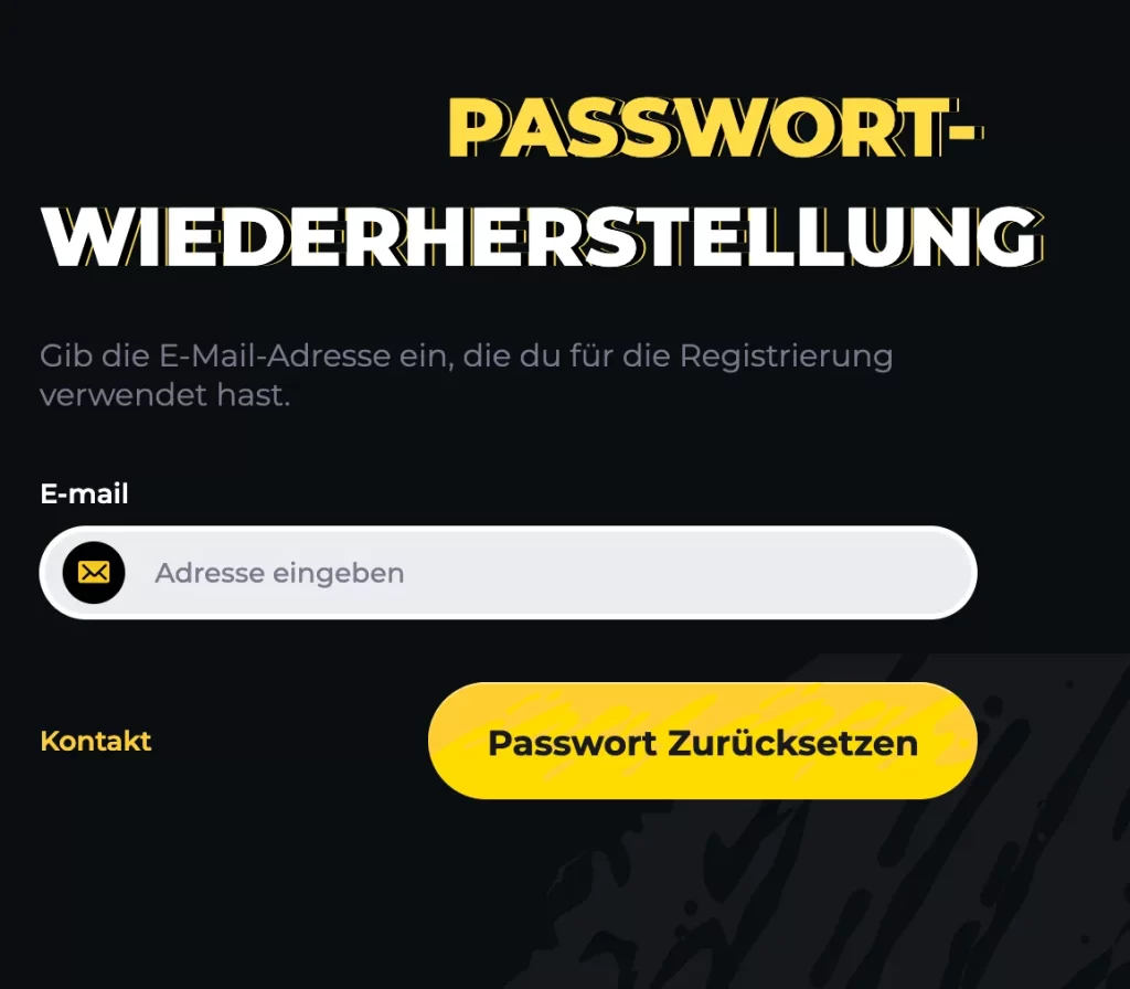 Boomerang Casino Login Passwortwiederherstellung
