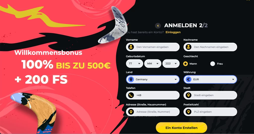 boomerang casino verifizierung
